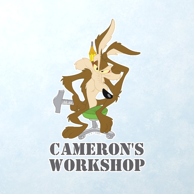 WILE E. COYOTE™ Planning Wall Decal (Insitu 1)