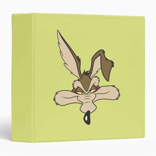 WILE E. COYOTE™ Pleased Head Shot 3 Ring Binder (Front/Spine)