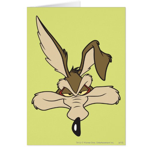 WILE E. COYOTE™ Pleased Head Shot Cards (Front)