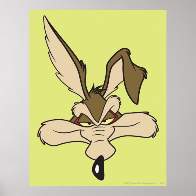 WILE E. COYOTE™ Pleased Head Shot Poster (Front)