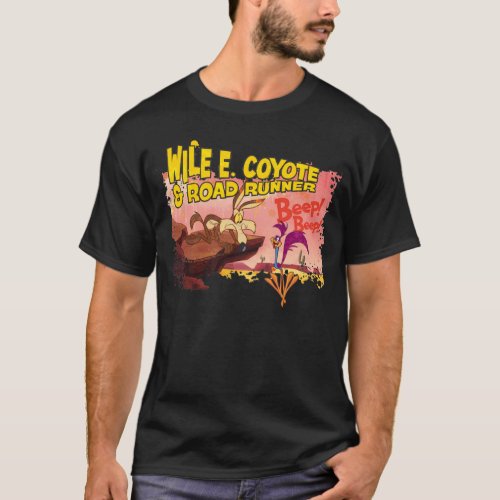 WILE E COYOTE  ROAD RUNNER BEEP BEEP T_Shirt