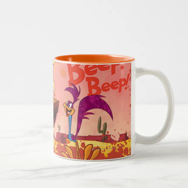 WILE E. COYOTE™ & ROAD RUNNER™ BEEP BEEP!™ Two-Tone COFFEE MUG