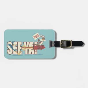WILE E. COYOTE™ Rocketing Past ROAD RUNNER™ Luggage Tag