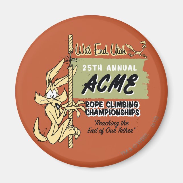 WILE E. COYOTE™ Rope Climbing Championships Magnet (Front)
