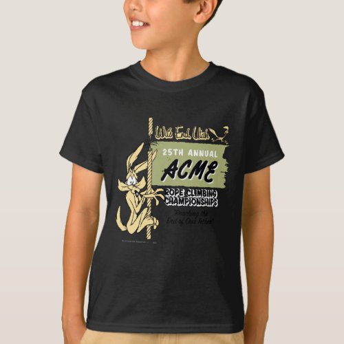 WILE E COYOTE Rope Climbing Championships T_Shirt