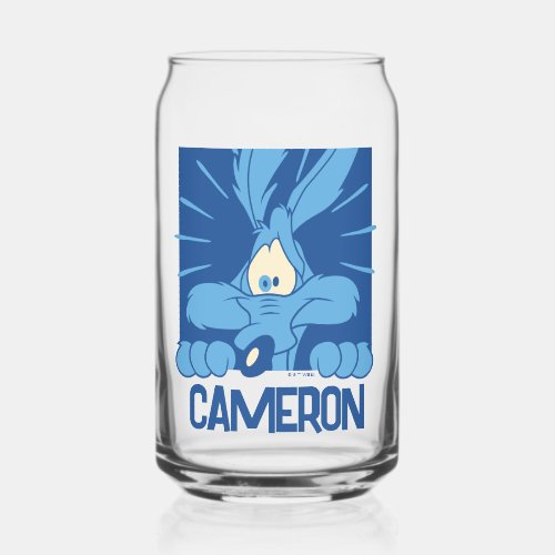 WILE E. COYOTE™ Shocked Expression Can Glass