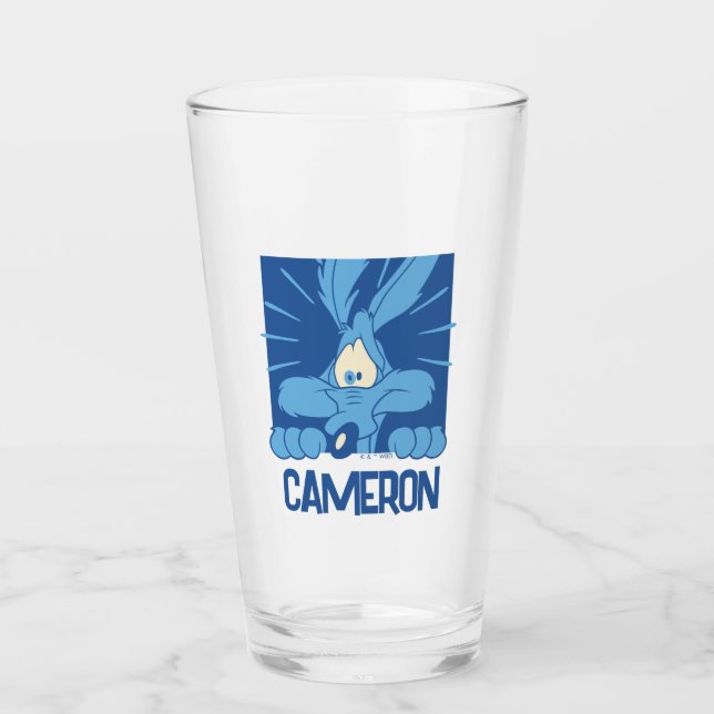 WILE E. COYOTE™ Shocked Expression Glass (Front)