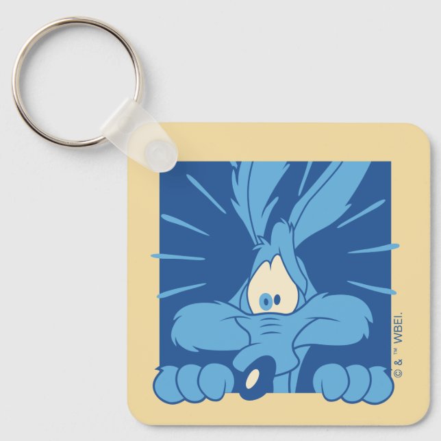 WILE E. COYOTE™ Shocked Expression Keychain (Front)