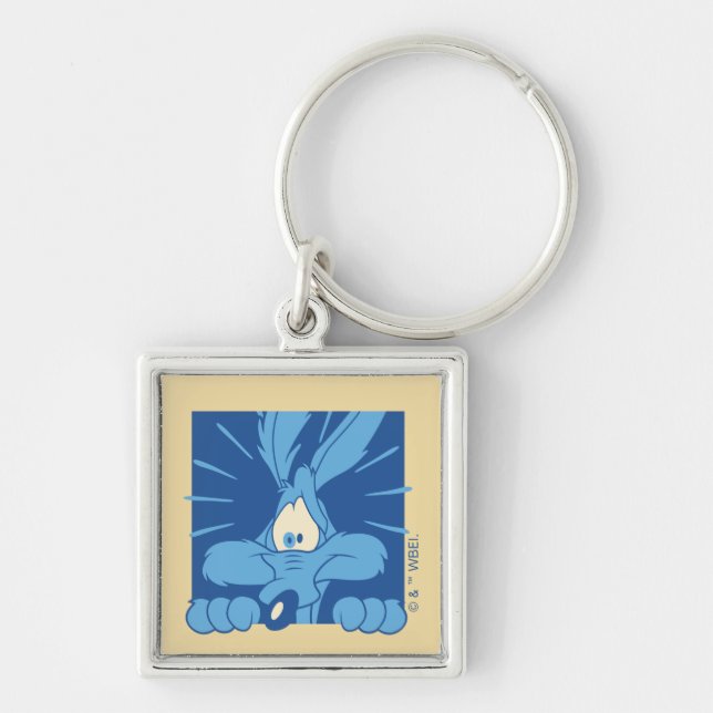 WILE E. COYOTE™ Shocked Expression Keychain (Front)