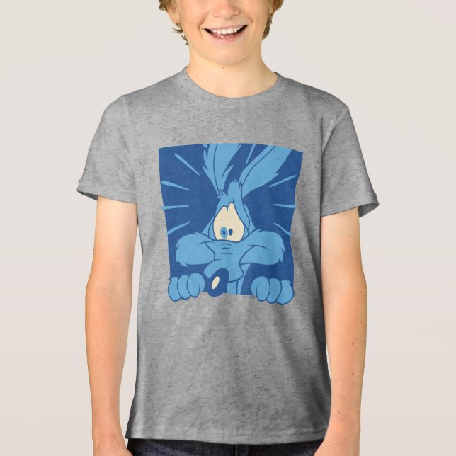 WILE E. COYOTE™ Shocked Expression Tri-Blend Shirt (Front)