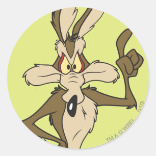 WILE E. COYOTE™ Standing Tall Classic Round Sticker