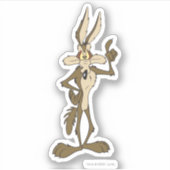 WILE E. COYOTE™ Standing Tall Sticker | Zazzle