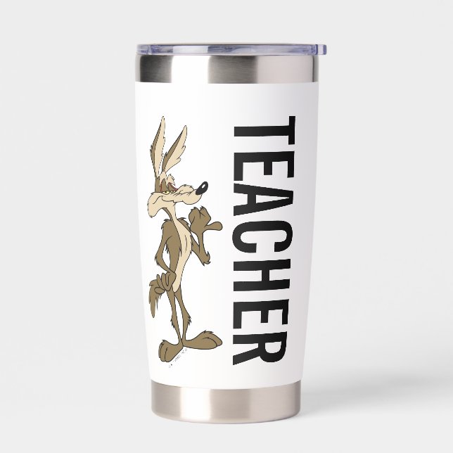 WILE E. COYOTE™ Teacher Insulated Tumbler (Left)