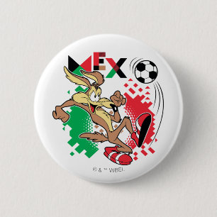 WILE E. COYOTE™ Team Mexico Soccer Graphic Button