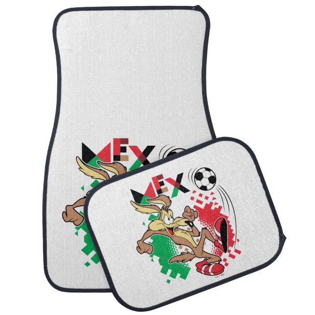 WILE E. COYOTE™ Team Mexico Soccer Graphic Car Floor Mat (Set)