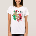 WILE E. COYOTE™ Team Mexico Soccer Graphic T-Shirt<br><div class="desc">Check out WILE E. COYOTE™ playing soccer for Team Mexico! Wear this on a fun graphic tee,  mug,  or tote bag! Shop this design on even more custom Zazzle gifts!</div>