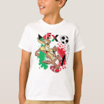 WILE E. COYOTE™ Team Mexico Soccer Graphic T-Shirt<br><div class="desc">Check out WILE E. COYOTE™ playing soccer for Team Mexico! Wear this on a fun graphic tee,  mug,  or tote bag! Shop this design on even more custom Zazzle gifts!</div>