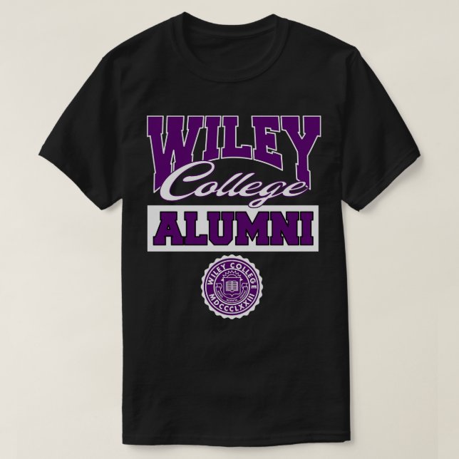 Wiley 1879 College Apparel 3 T-Shirt (Design Front)