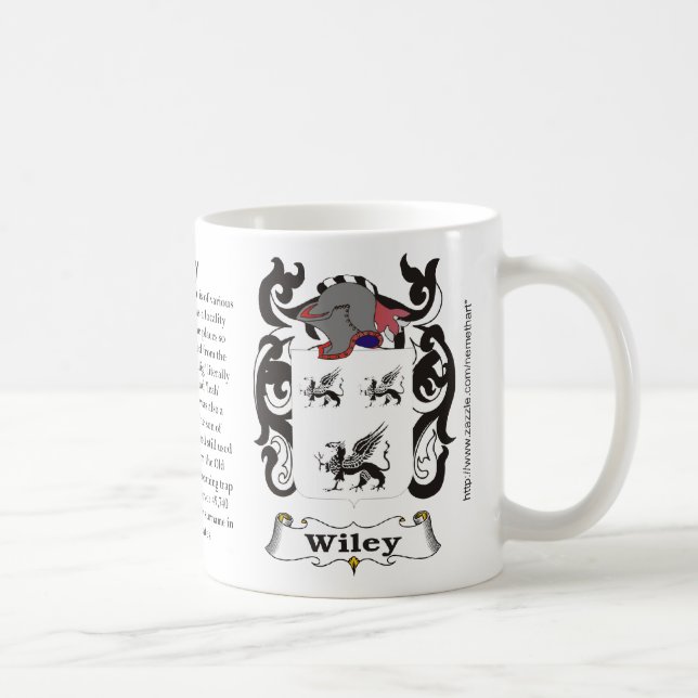 Wiley, the origin and meaning on a mug (Right)
