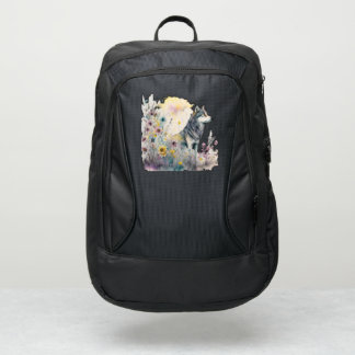 Wilf Wolf And Wild Flowers Port Authority® Backpack