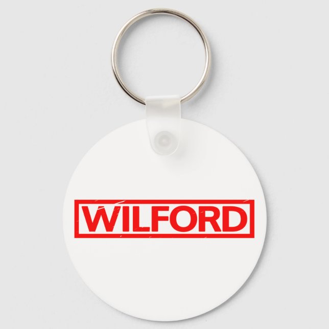 Wilford Stamp Keychain (Front)