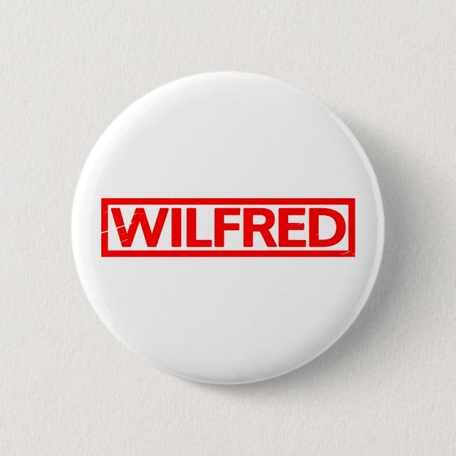 Wilfred Stamp Button (Front)