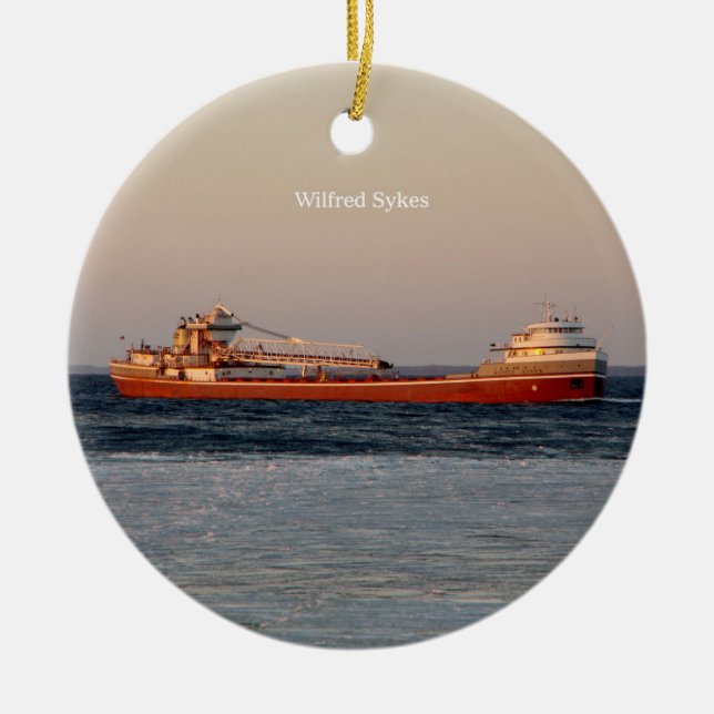 Wilfred Sykes double sided ornament (Front)