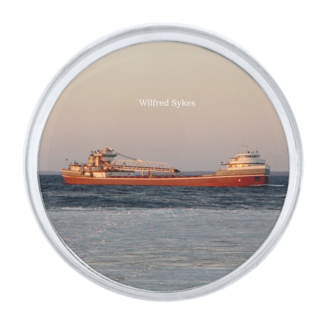 Wilfred Sykes lapel pin (Front)