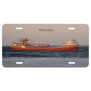 Wilfred Sykes license plate