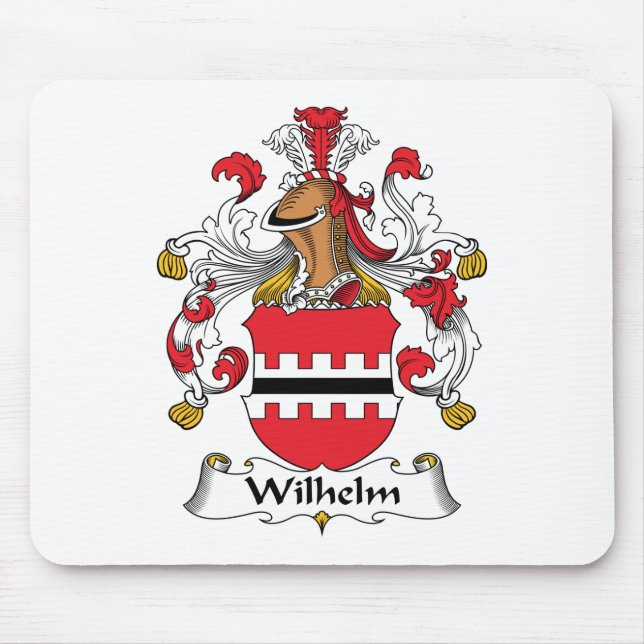 Wilhelm Family Crest Mouse Pad (Front)