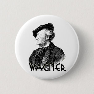 Wilhelm Richard Wagner Pinback Button