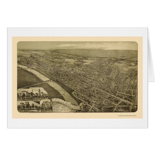 Wilkes_Barre PA Panoramic Map _ 1889