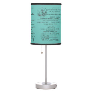 Wilkes-Barre Pennsylvania 1890's advertising Table Lamp