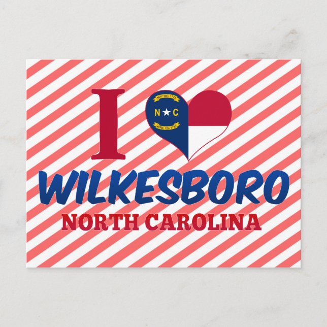 Wilkesboro, North Carolina Postcard (Front)