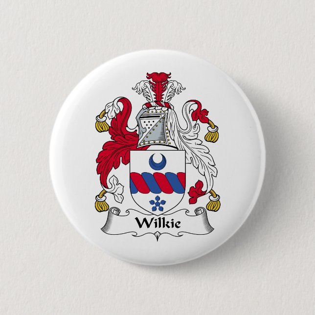 Wilkie Family Crest Button (Front)