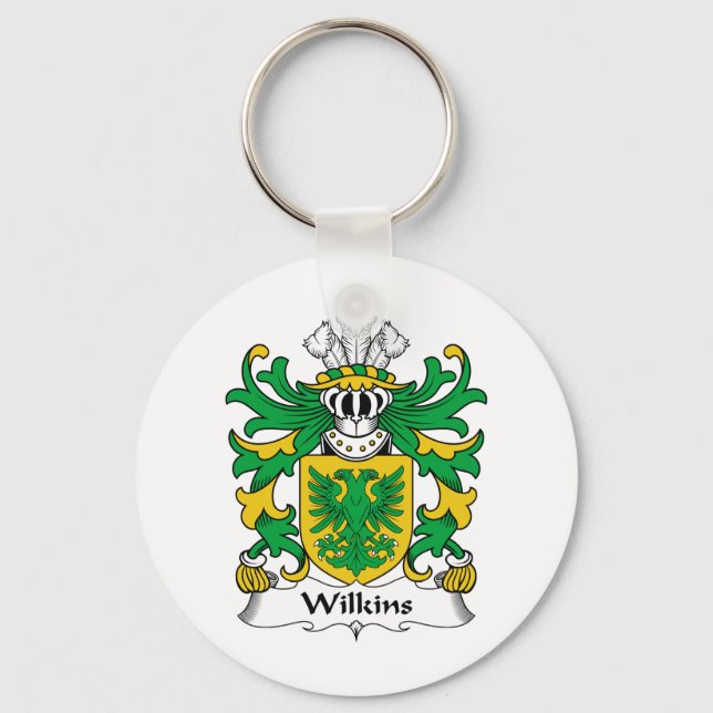 Wilkins Family Crest Keychain (Front)