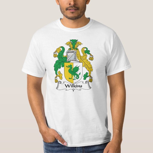 Wilkins Family Crest T-Shirt (Front)