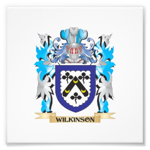 Wilkinson Coat of Arms - Family Crest Photo Print