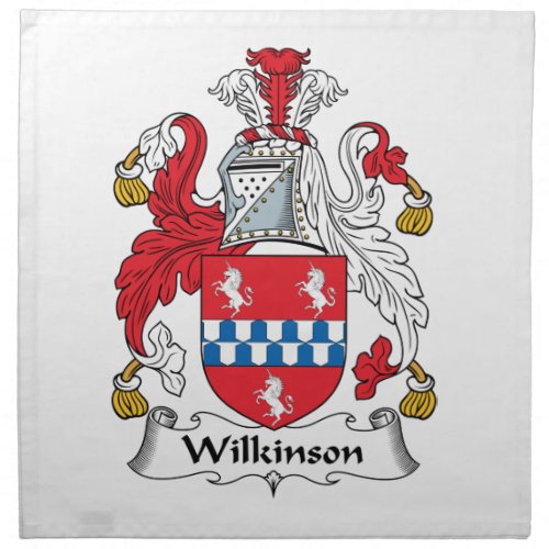 Wilkinson Family Crest Napkin