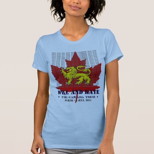 Will And Kate CANADA Tour Keepsake T-Shirt