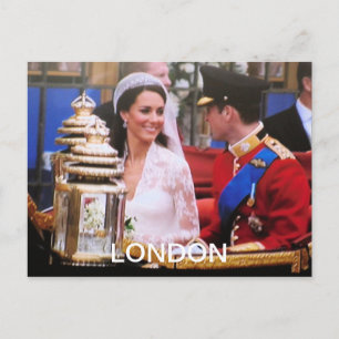 Will and Kate Royal Wedding Postcard