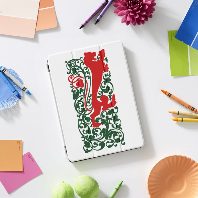 Will Bradley Heraldic Lion iPad Pro Cover (Desk)