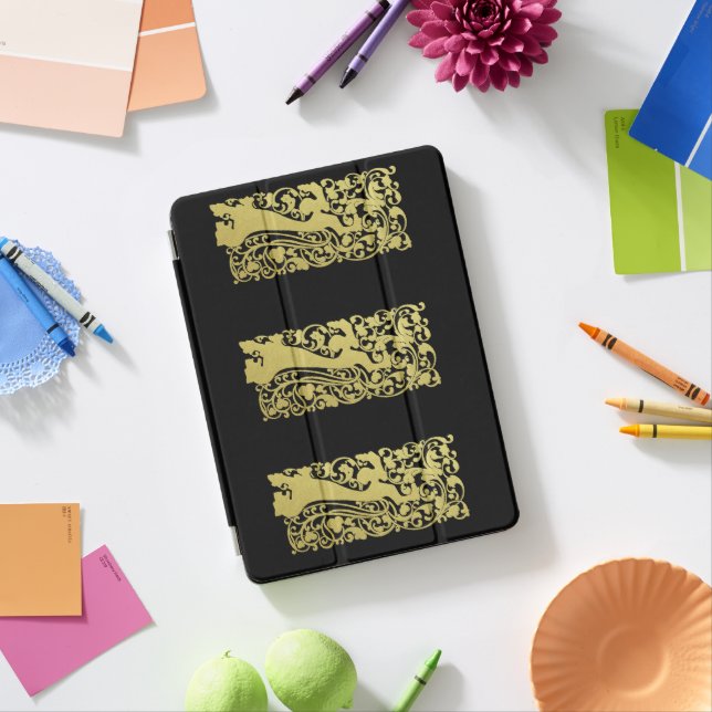 Will Bradley Heraldic Lion iPad Pro Cover (Desk)