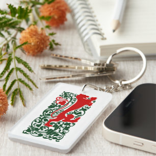 Will Bradley Heraldic Lion Keychain