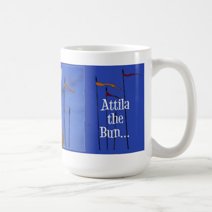 Will Bullas mug "Attila the Bun"