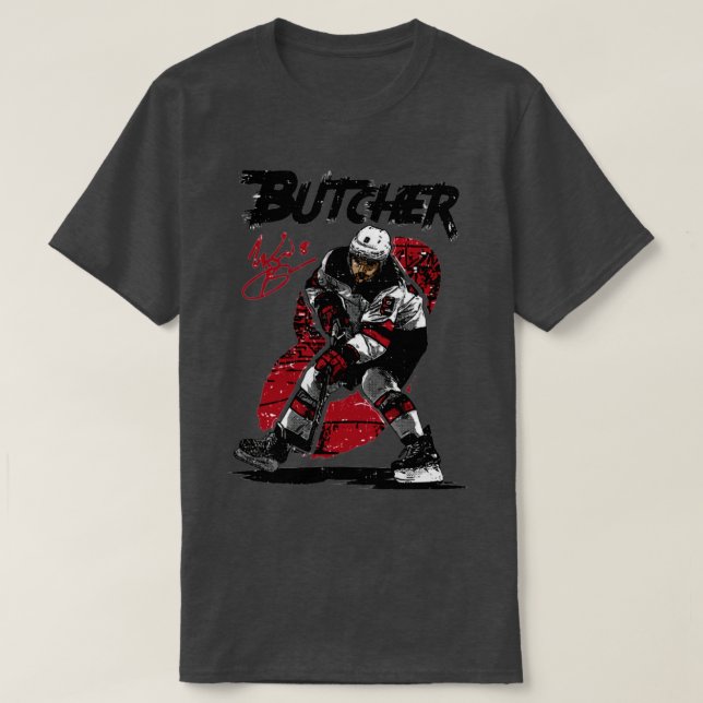 Will Butcher New Jersey Comic T-Shirt (Design Front)