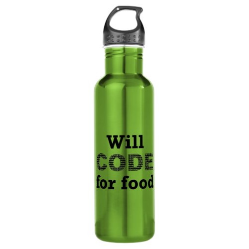 Will Code For Food Liberty Bottle