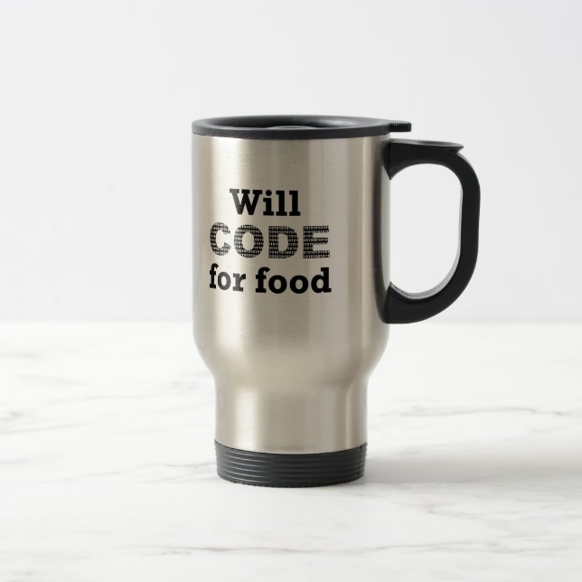 Will Code For Food Mug (Right)