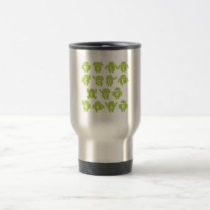 Will Code For Gear (Bugdroid Software Developer) Travel Mug