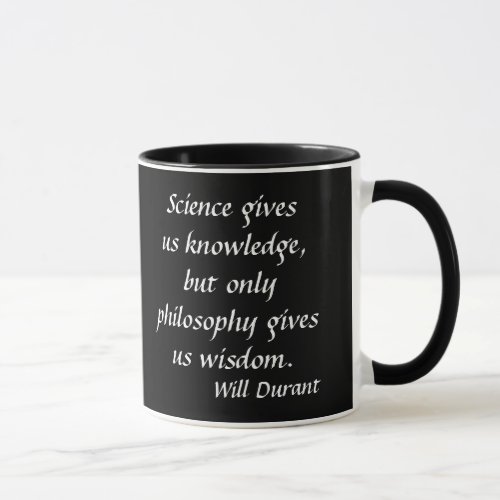 Will Durant Quote Mug